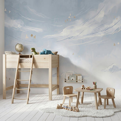 Blue Sky Clouds Wallpaper Sky Clouds Blue Sky Removable Wall Decor