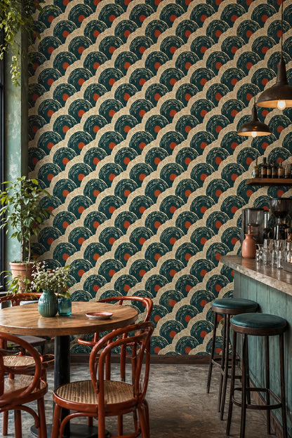 Abstract Pattern Wallpaper Modern Wall Decor