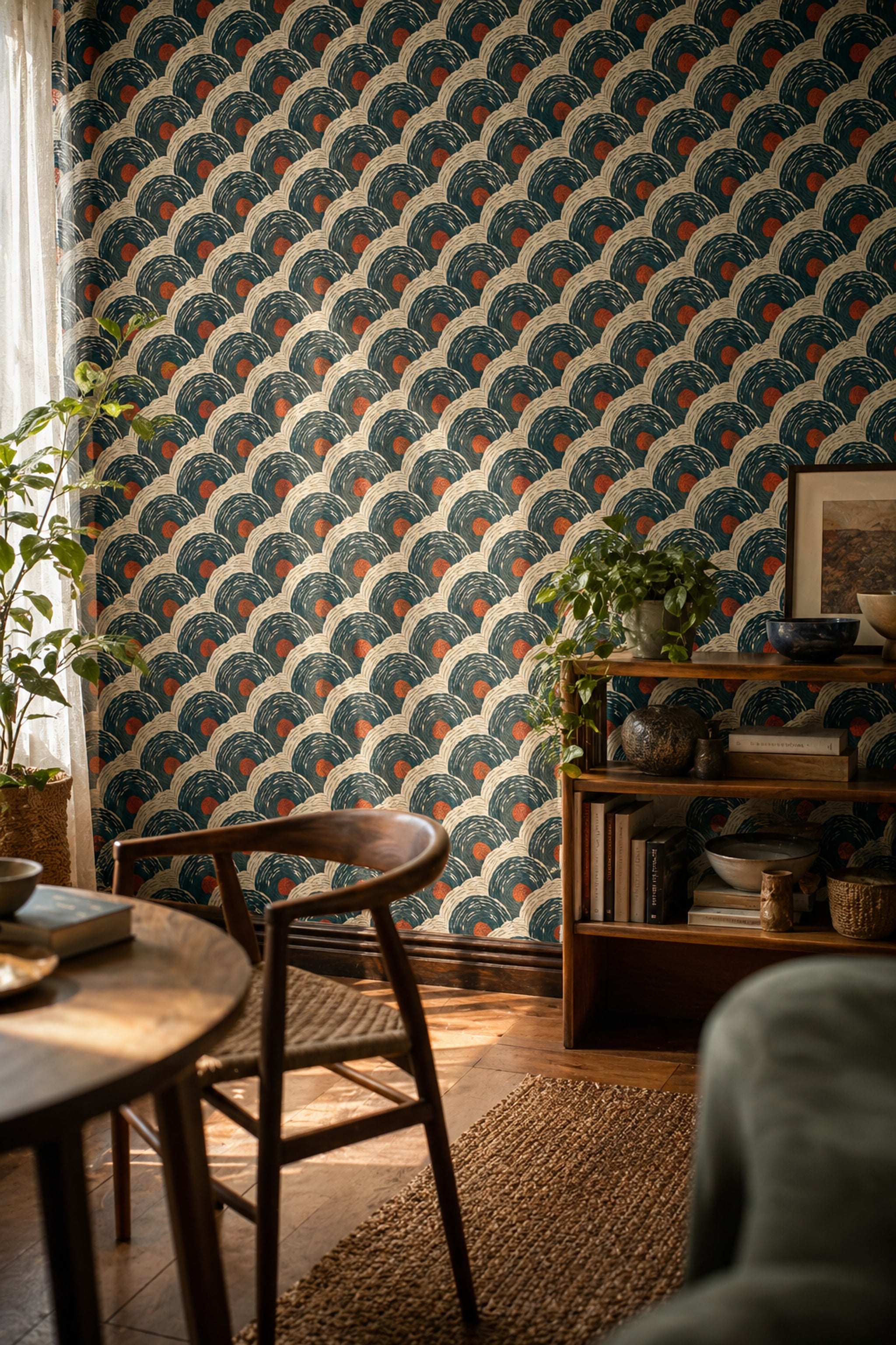 Abstract Pattern Wallpaper Modern Wall Decor