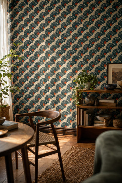 Abstract Pattern Wallpaper Modern Wall Decor