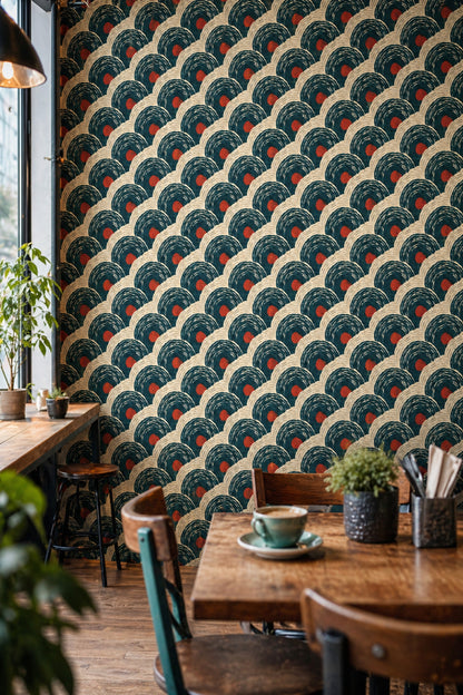 Abstract Pattern Wallpaper Modern Wall Decor