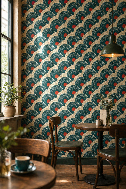 Abstract Pattern Wallpaper Modern Wall Decor