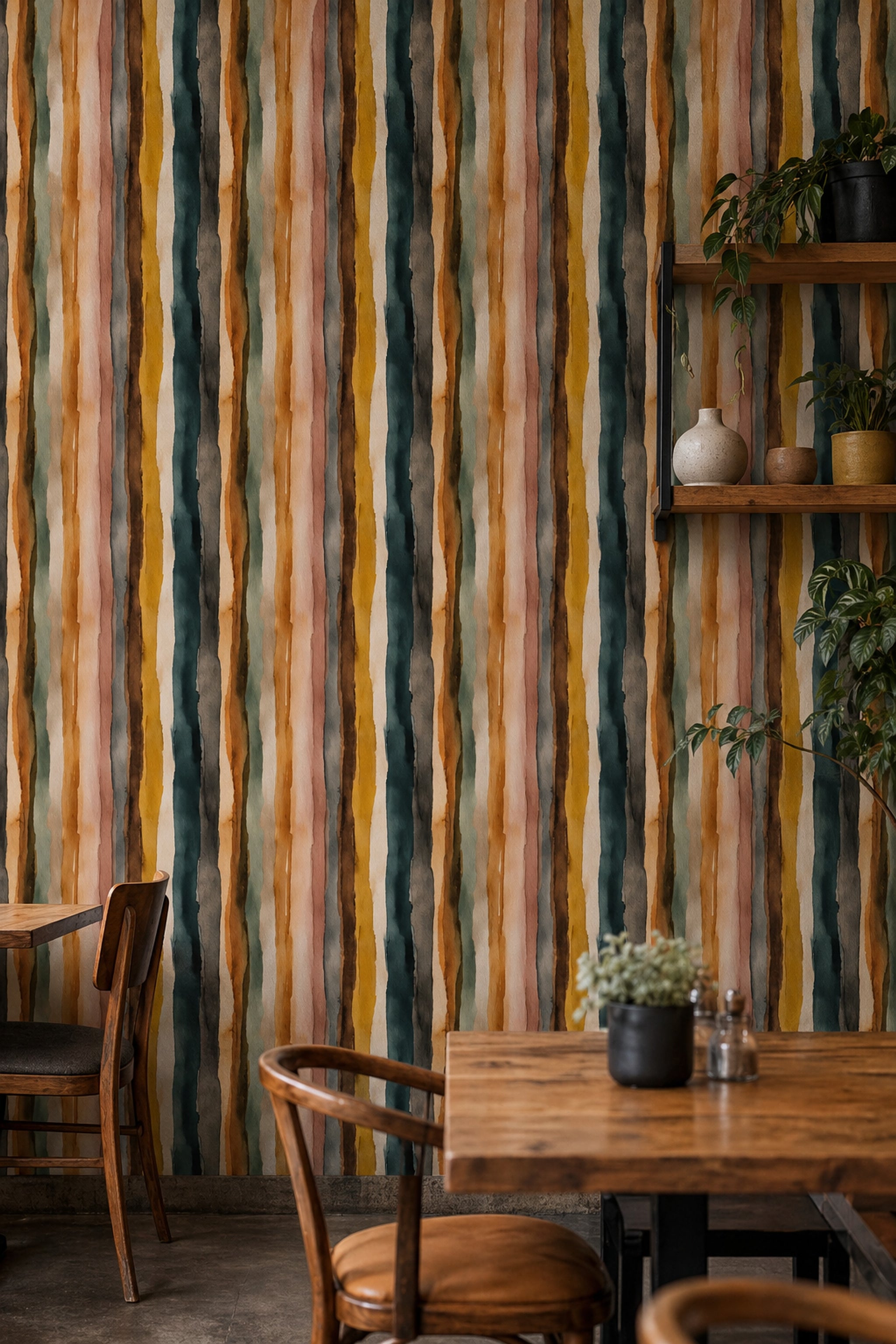 Paper Texture Wallpaper Watercolor Abstract Removable Wall Decor