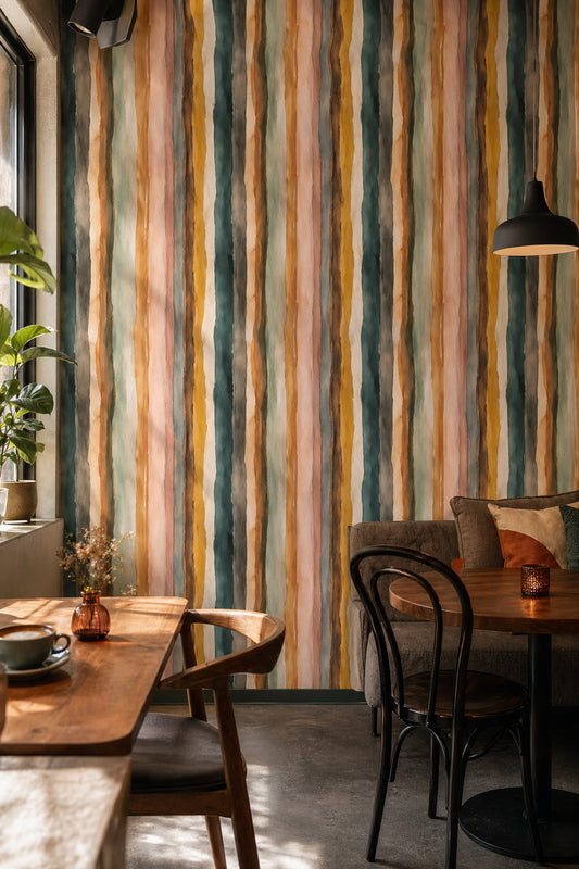 Paper Texture Wallpaper Watercolor Abstract Removable Wall Decor