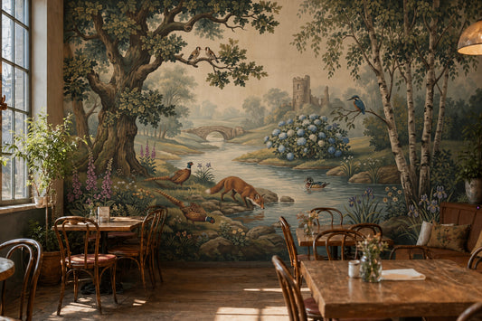 Meadow Flowers Wallpaper Wildflowers Cottage Garden Wall Mural