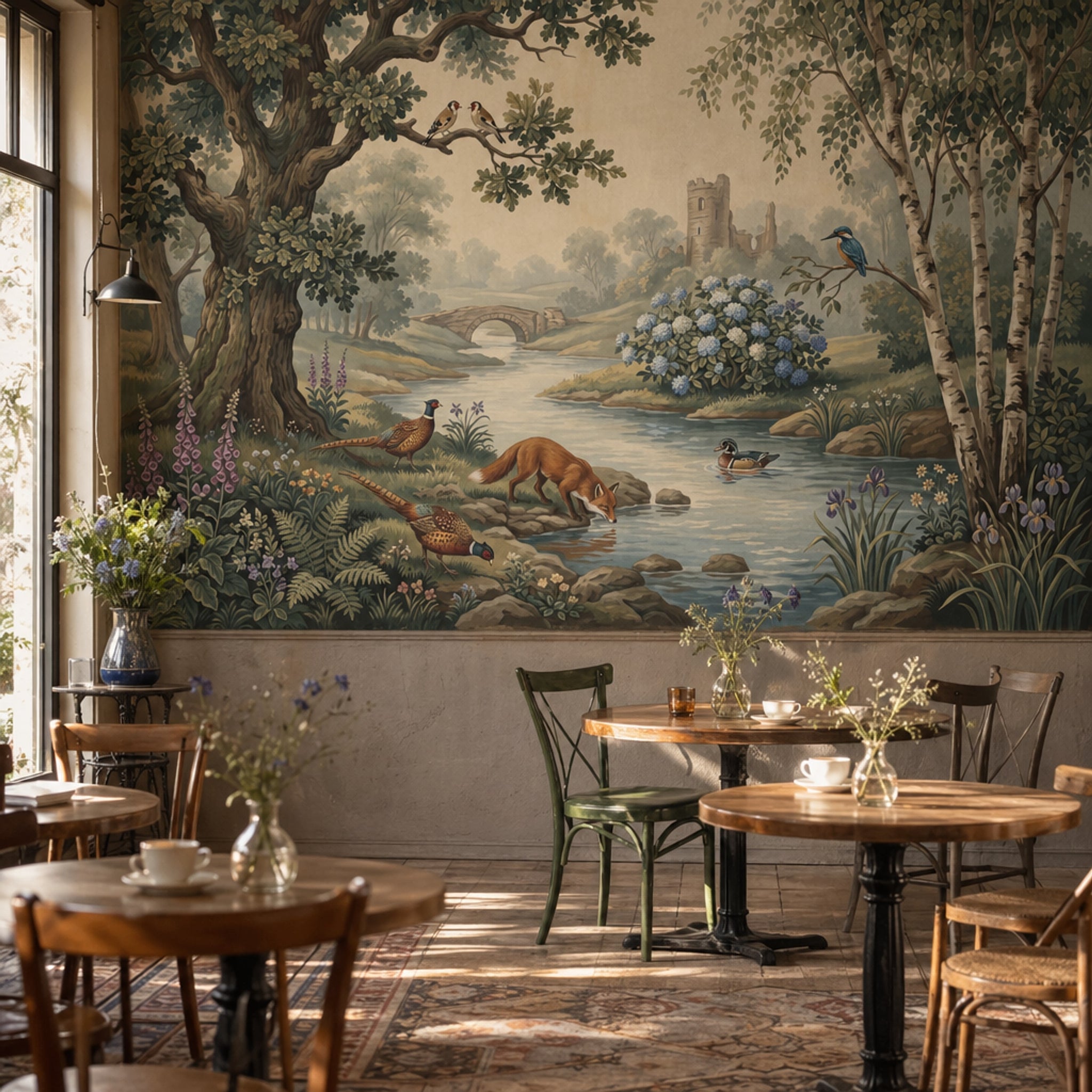 Meadow Flowers Wallpaper Wildflowers Cottage Garden Wall Mural