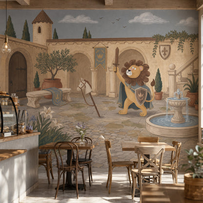 Walls Wallpaper Castle Kids Removable Wall Decor