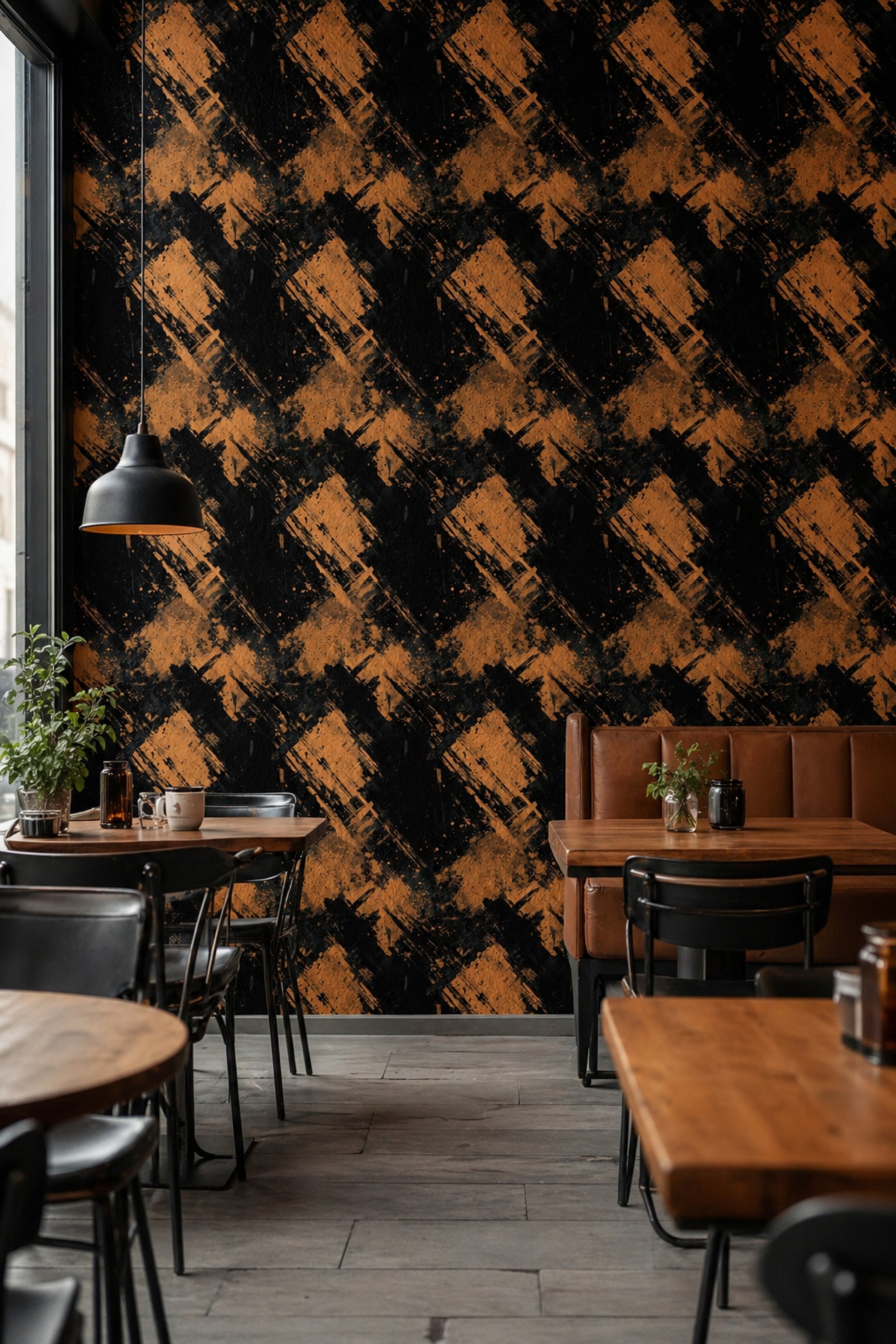 Grunge Texture Wallpaper Abstract Modern Removable Wall Decor