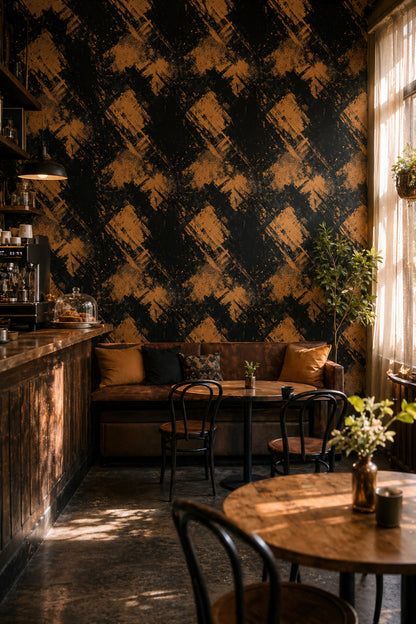 Grunge Texture Wallpaper Abstract Modern Removable Wall Decor