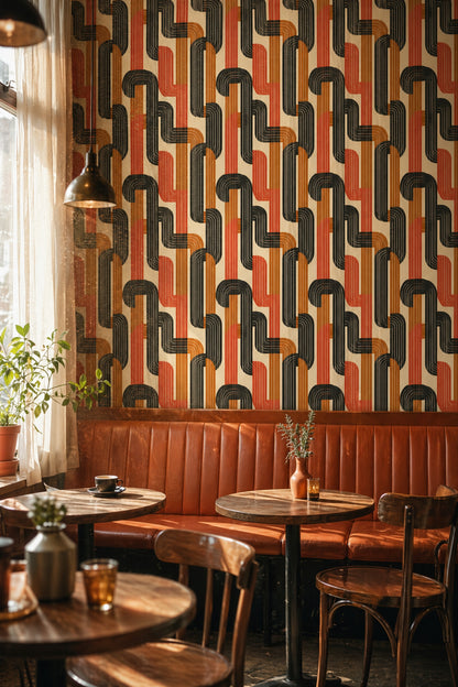 Mid Century Modern Wallpaper Mid Century Modern Removable Mid Century Modern Wall Decor