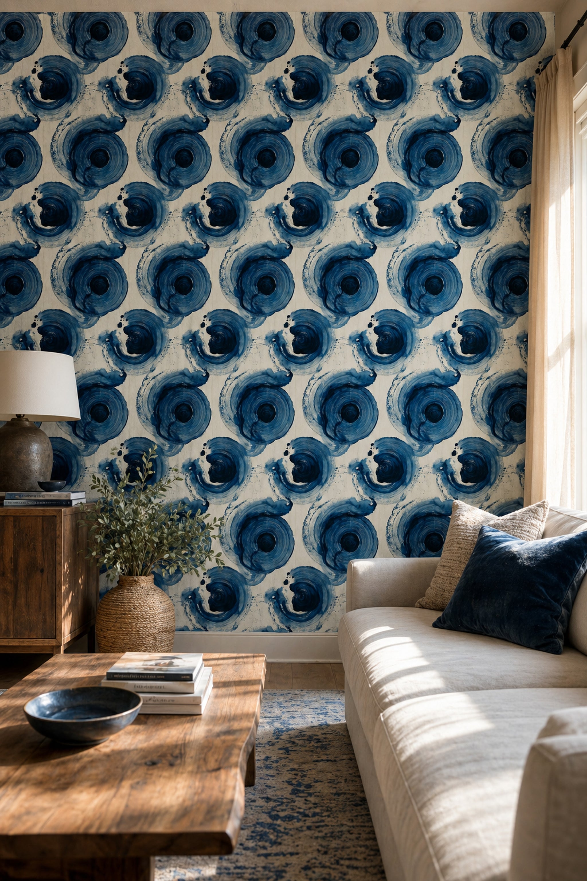 Watercolor Texture Wallpaper Painterly Expressive Decorative Mural