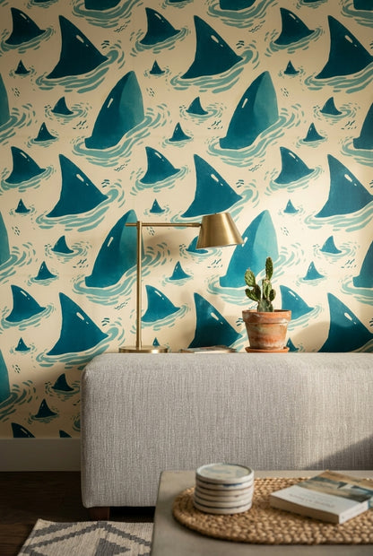 Ocean Wallpaper Waves Coastal Removable Wall Decor