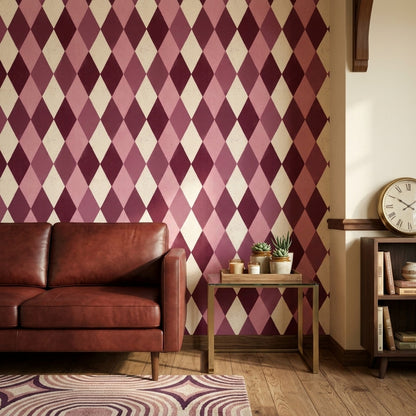 Mid Century Modern Wallpaper Retro Removable Geometric Wall Decor