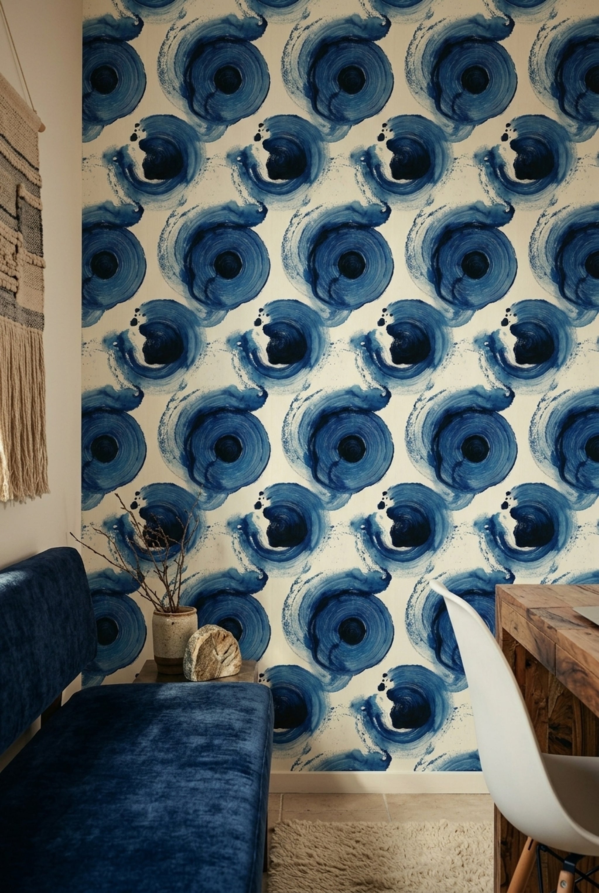 Watercolor Texture Wallpaper Painterly Expressive Decorative Mural