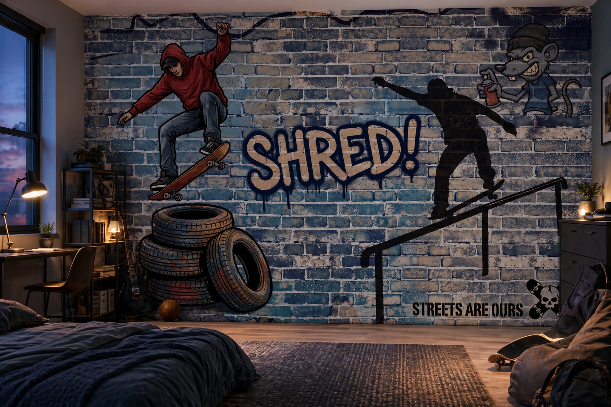 Graffiti Brick Wall Wallpaper Brick Wall White Brick Wall Wall Mural