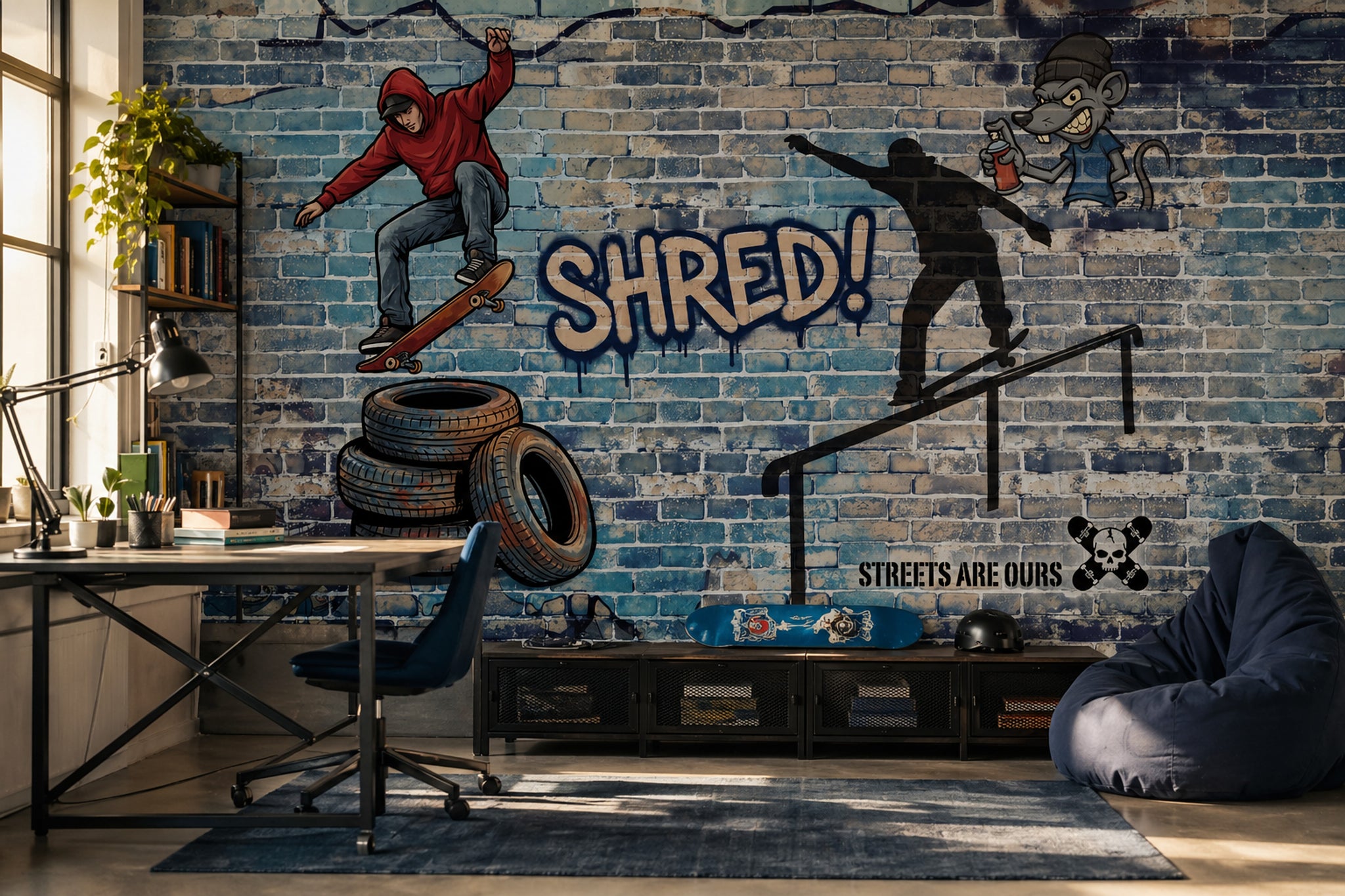 Graffiti Brick Wall Wallpaper Brick Wall White Brick Wall Wall Mural