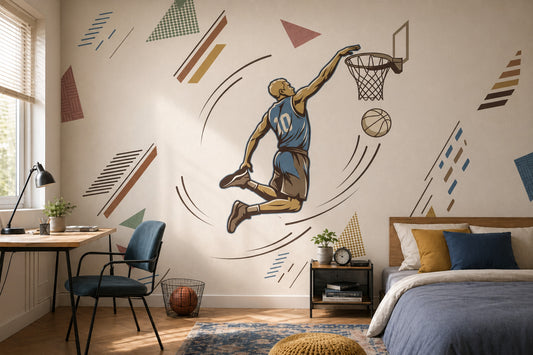 Mid Century Modern Wallpaper Retro Vintage Removable Wall Decor