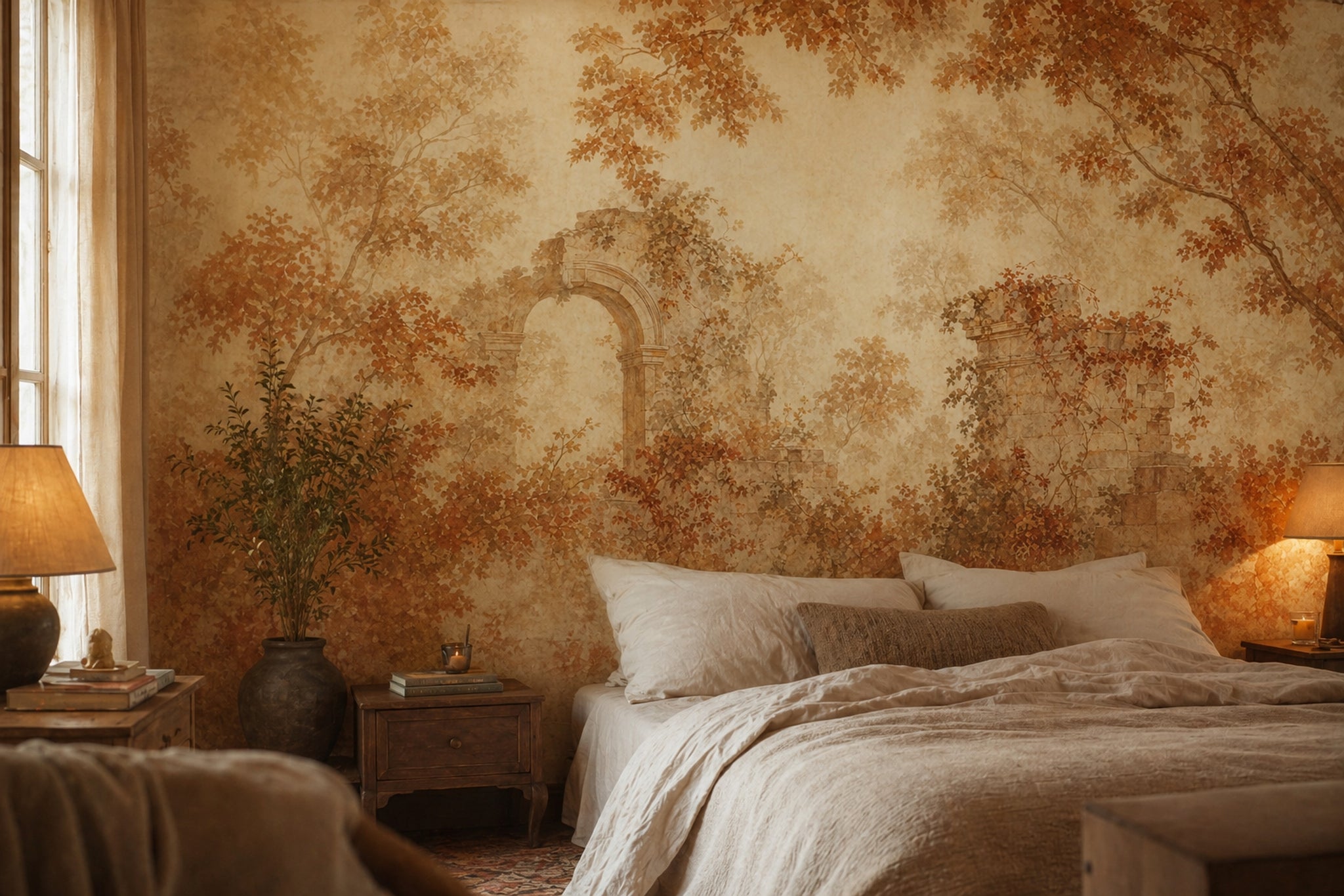 Walls Wallpaper Ruins Arch Removable Wall Decor