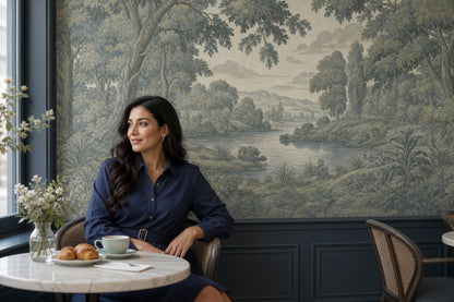 Landscape Wallpaper Toile Pastoral Wall Mural