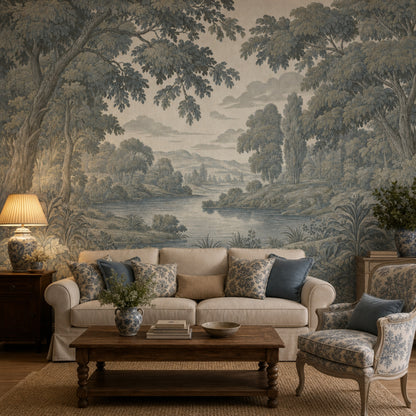 Landscape Wallpaper Toile Pastoral Wall Mural