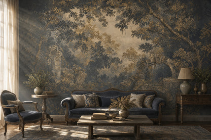 Woodland Wallpaper Classical Ruins Stone Arch Wall Mural