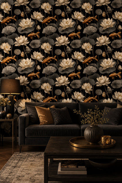 Solid Black Wallpaper Ebony Removable Onyx Wall Double Roll