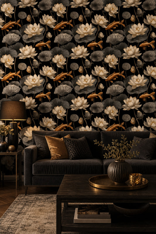 Solid Black Wallpaper Ebony Removable Onyx Wall Double Roll