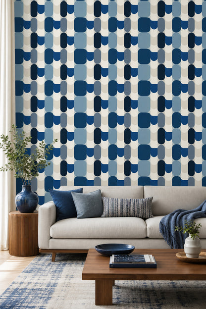 Mid-Century Modern Wallpaper Retro Modern Decorative Mural