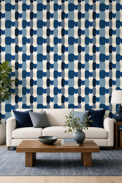 Mid-Century Modern Wallpaper Retro Modern Decorative Mural