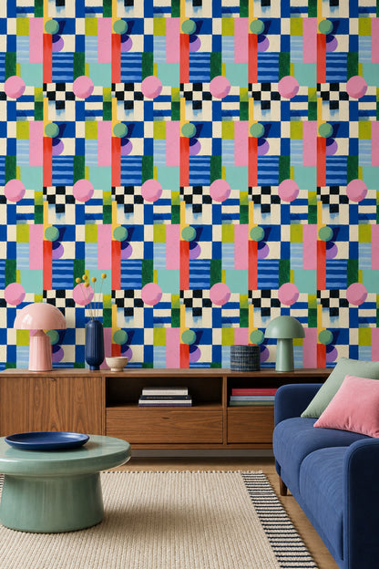 Mid Century Modern Wallpaper Modern Contemporary Decorative Mural