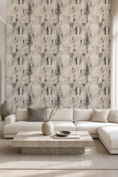 Abstract Wallpaper Textured Removable Distressed Wall Double Roll