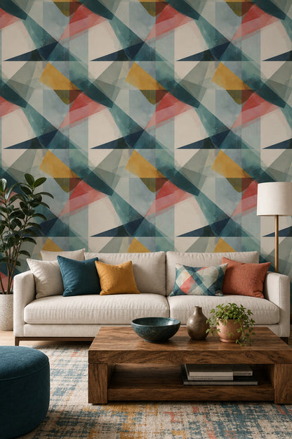 Mid Century Modern Wallpaper Modern Modern Removable Wall Decor