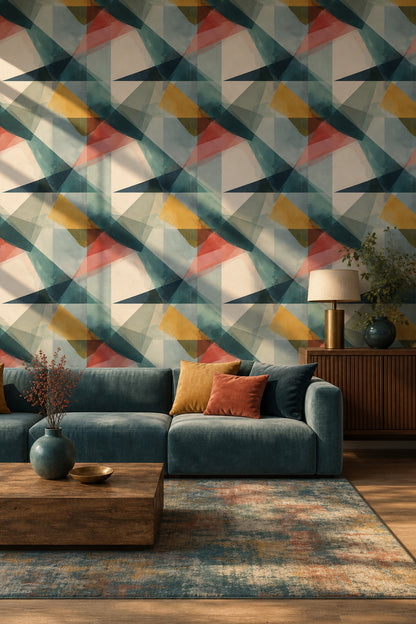 Mid Century Modern Wallpaper Modern Modern Removable Wall Decor