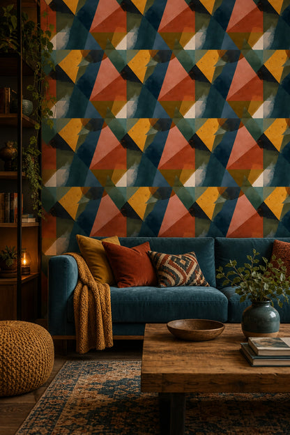 Mid-Century Modern Wallpaper Retro Modern Decorative Mural