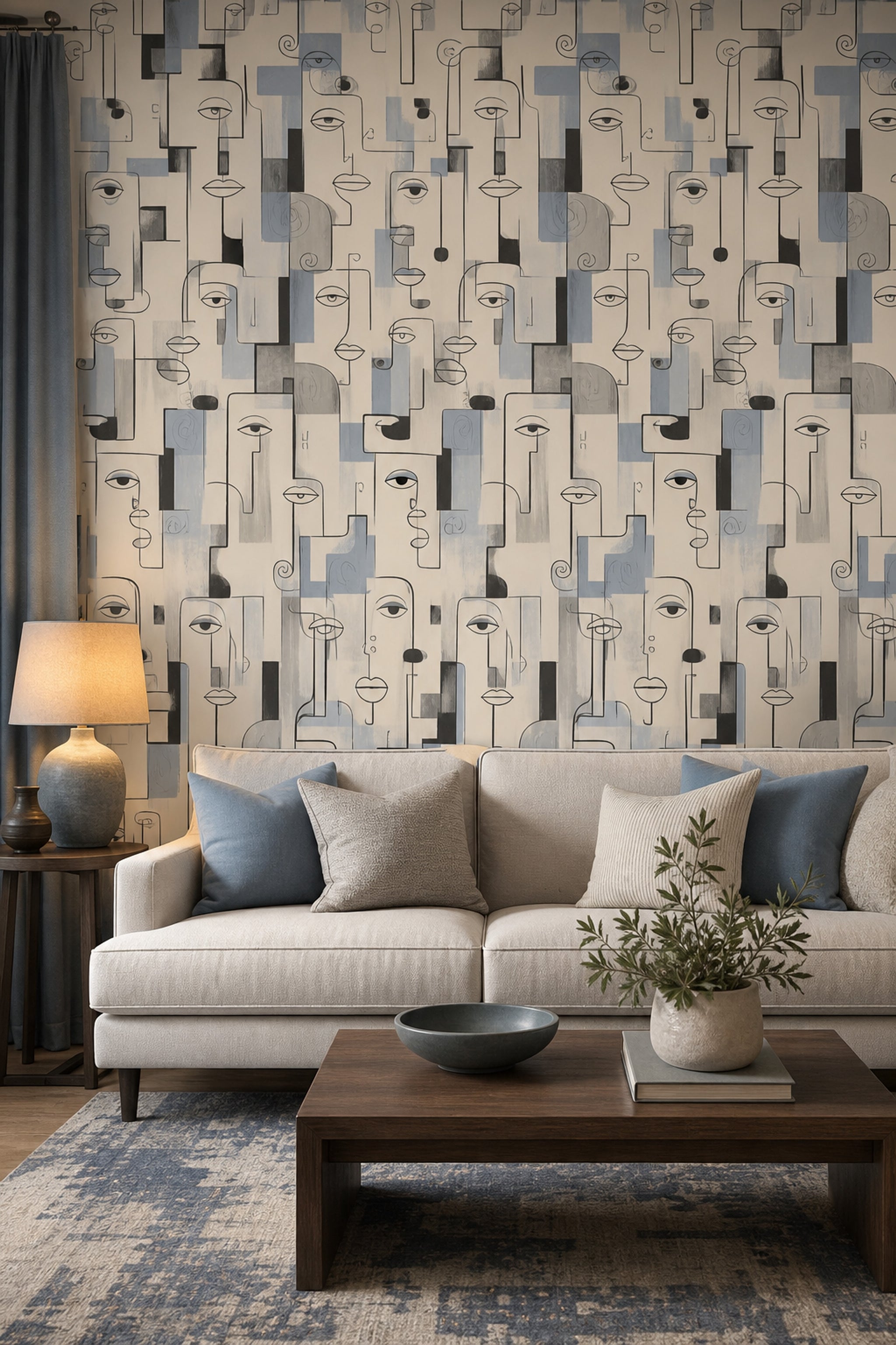 Mid Century Modern Wallpaper Mid Century Modern Removable Mid Century Modern Wall Double Roll