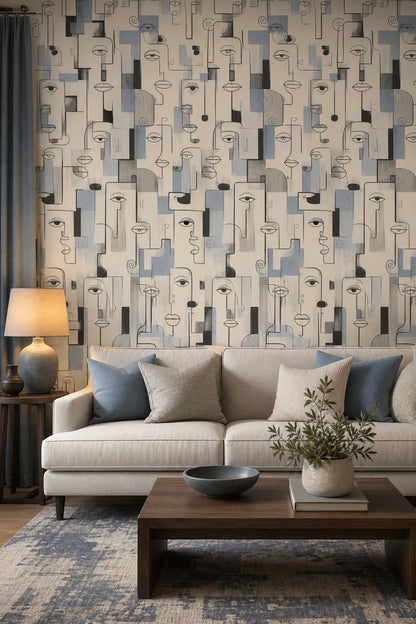 Mid Century Modern Wallpaper Mid Century Modern Removable Mid Century Modern Wall Double Roll