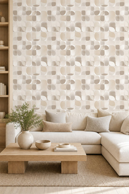 Mid-Century Modern Wallpaper Modern Contemporary Decorative Mural