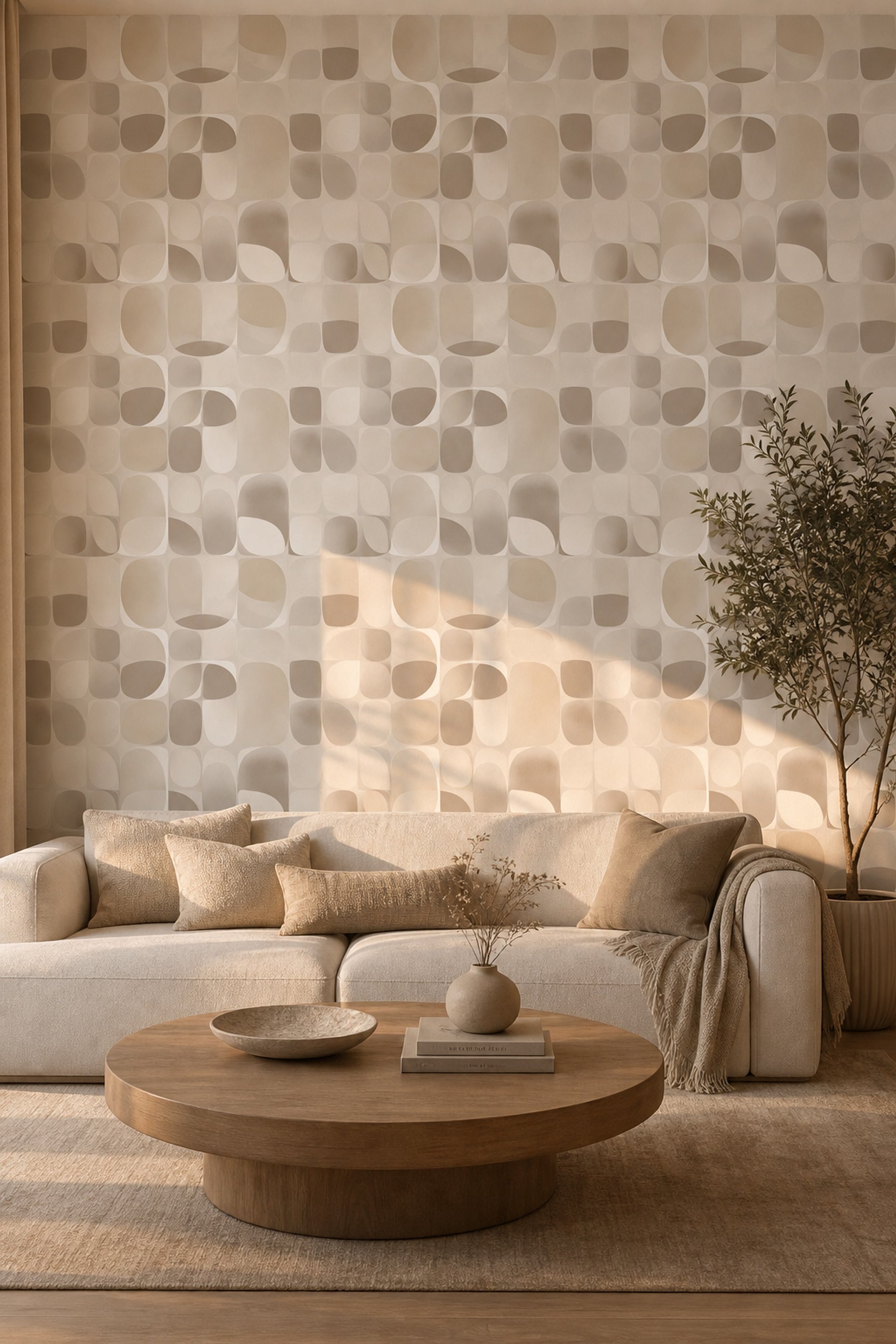Mid-Century Modern Wallpaper Modern Contemporary Decorative Mural