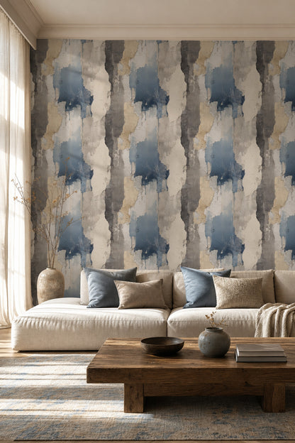 Concrete Wall Wallpaper Cement Texture Removable Industrial Finish Wall Double Roll