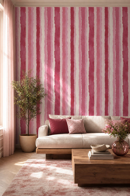 Watercolor Texture Wallpaper Painted Brushstrokes Removable Paper Grain Wall Double Roll