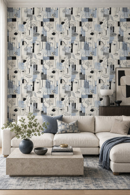 Mid Century Modern Wallpaper Mid Century Modern Removable Mid Century Modern Wall Double Roll