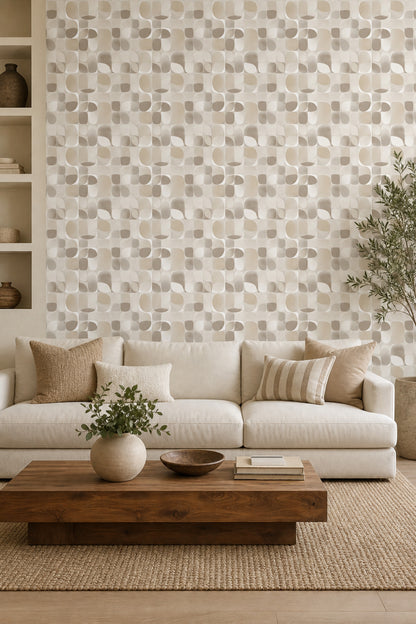 Mid-Century Modern Wallpaper Modern Contemporary Decorative Mural