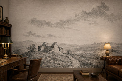 Cloudy Sky Wallpaper Walls Wall Mural