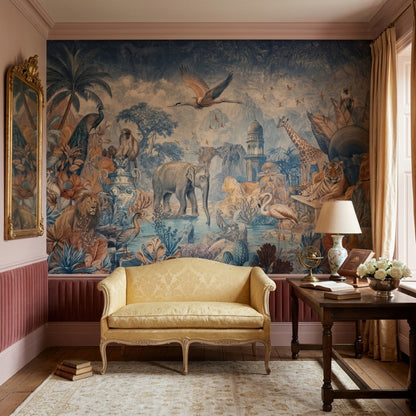Cloudy Sky Wallpaper Overcast Stormy Wall Mural