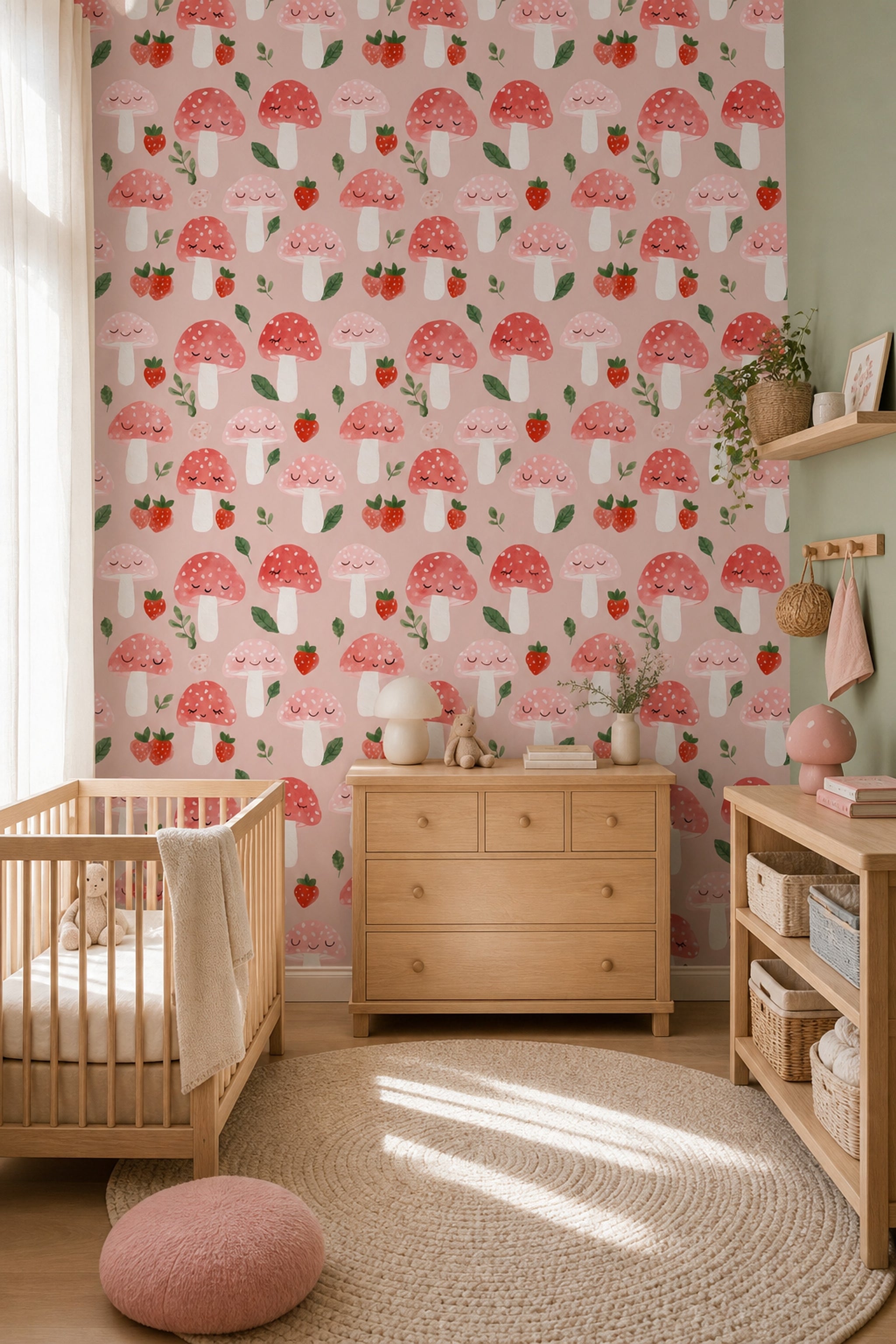 Watercolor Texture Wallpaper Pastel Whimsical Removable Wall Decor