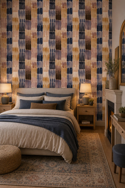 Watercolor Texture Wallpaper Painterly Abstract Removable Wall Decor