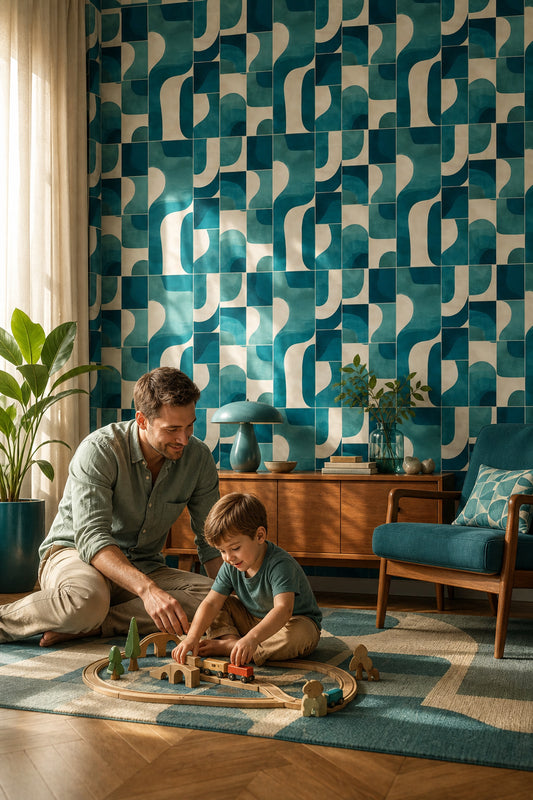 Watercolor Texture Wallpaper Mid Century Modern Watercolor Texture Decorative Mural