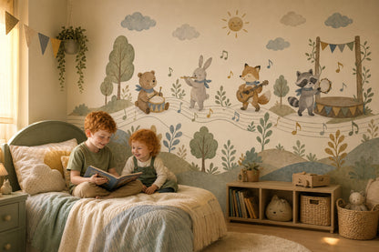 Watercolor Texture Wallpaper Pastel Removable Kids Wall Decor