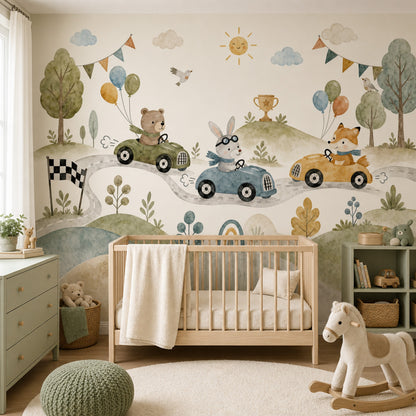 Watercolor Texture Wallpaper Pastel Removable Kids Wall Decor