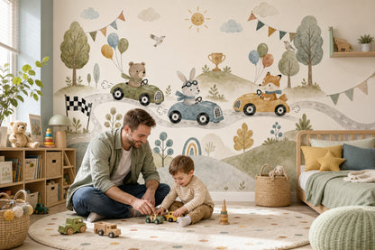 Watercolor Texture Wallpaper Pastel Removable Kids Wall Decor